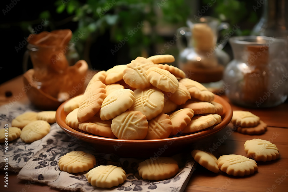 Shortcrust Cookies, butter-rich cookies, tender and crumbly Shortcrust Cookies, butter-rich cookies, tender and crumbly