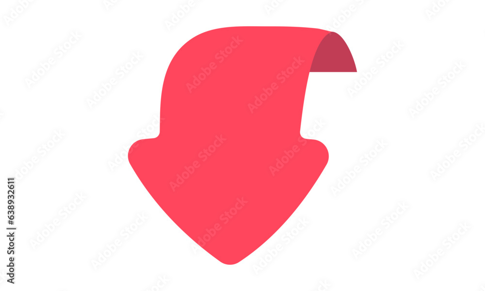 ribbon banner red fluttering for decorating a cute text frame ribbon banner red fluttering for decorating a cute text frame