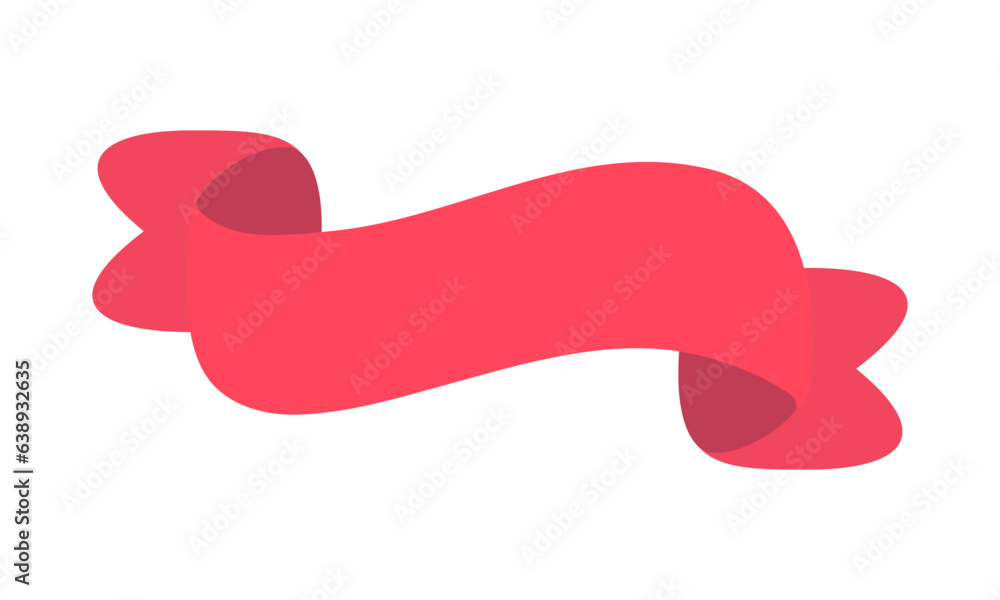 ribbon banner red fluttering for decorating a cute text frame ribbon banner red fluttering for decorating a cute text frame