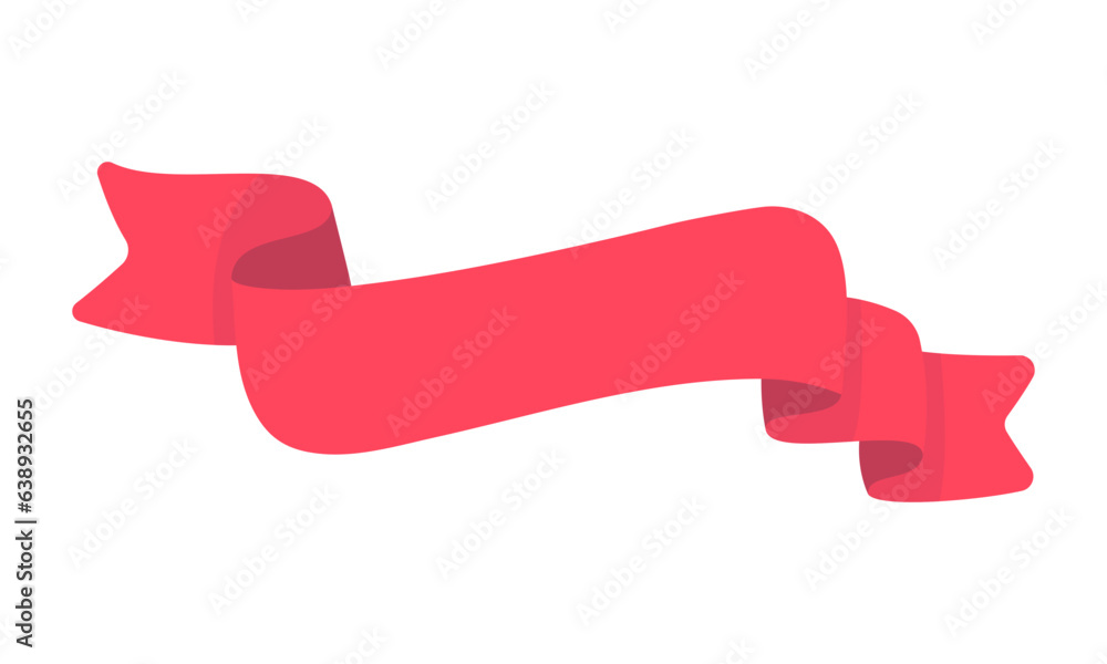 ribbon banner red fluttering for decorating a cute text frame ribbon banner red fluttering for decorating a cute text frame