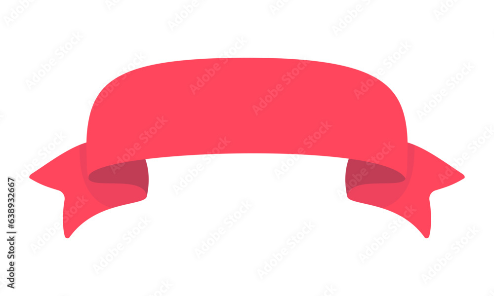 ribbon banner red fluttering for decorating a cute text frame ribbon banner red fluttering for decorating a cute text frame