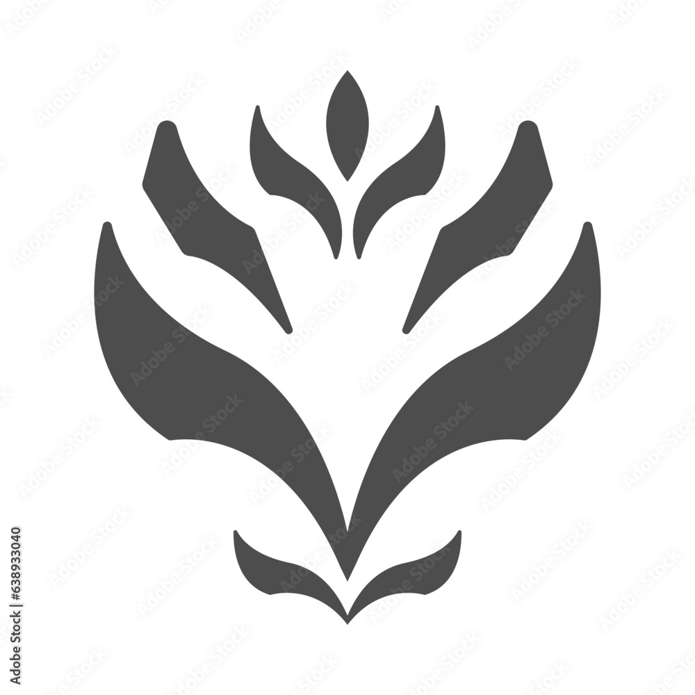 the flower icon vector