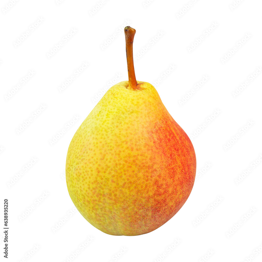 pear, ripe pear, isolated from background