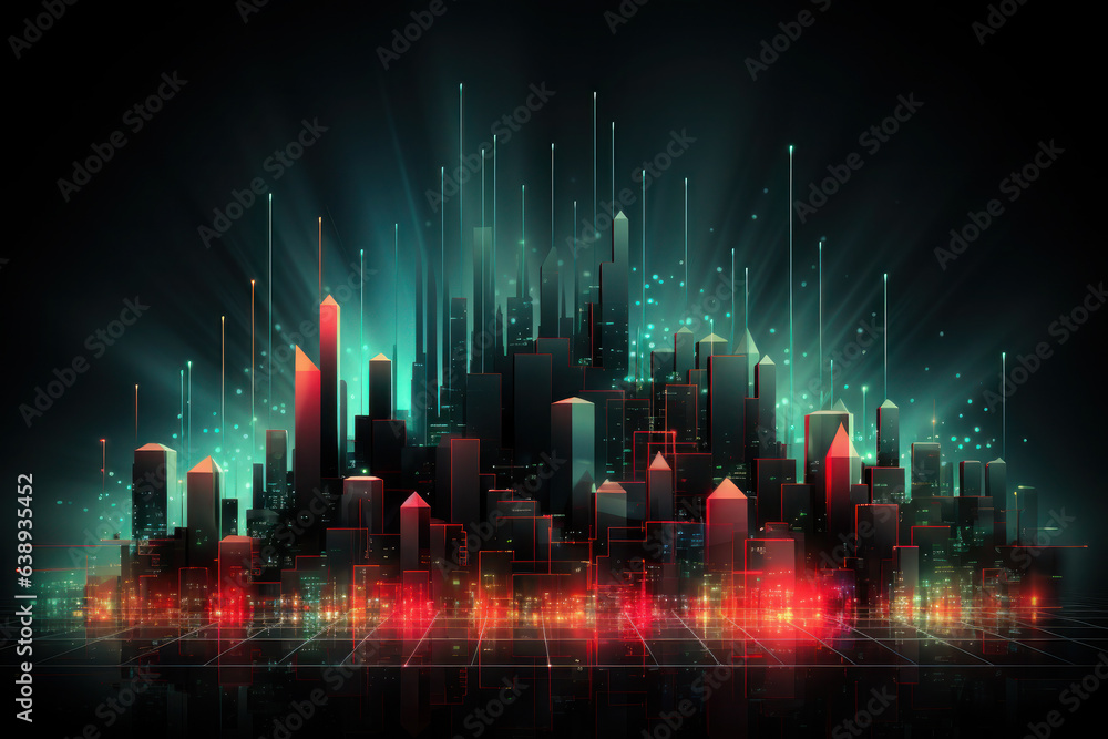 charts, graphs. exchange trading. Data analysis, search engine optimization or SEO. glowing golden lines. decline, rise charts, graphs. exchange trading. Data analysis, search engine optimization or SEO. glowing golden lines. decline, rise