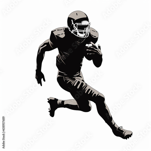 football player running with the ball