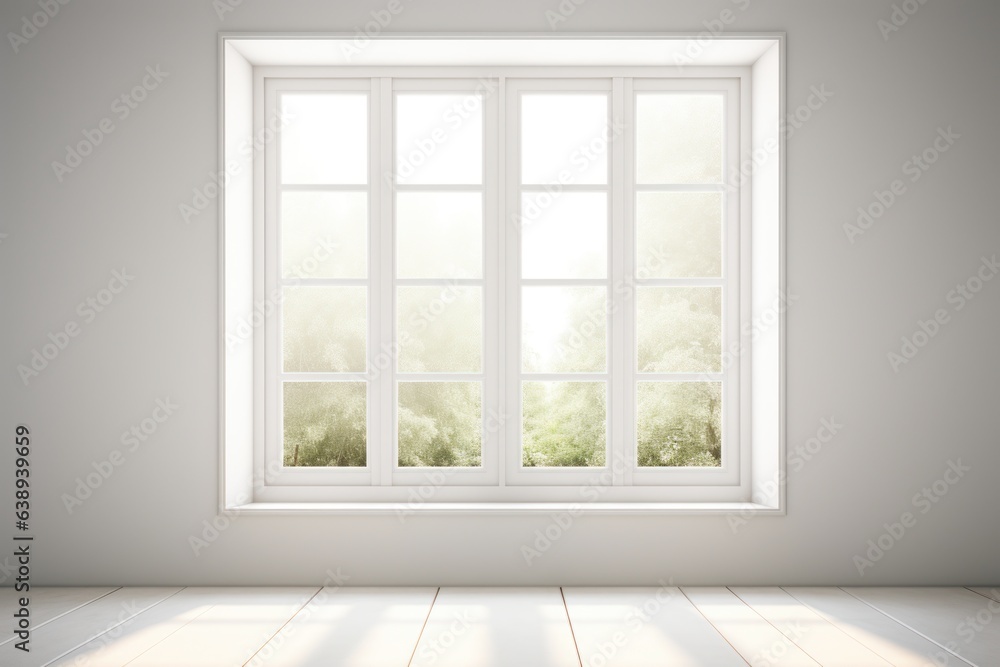Fototapeta premium empty room with window