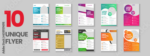 Flyer design, Corporate proposal, annual report, news letter, book cover, business brochure, a4 template design