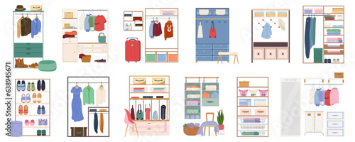 Walk In Closet Flat Set