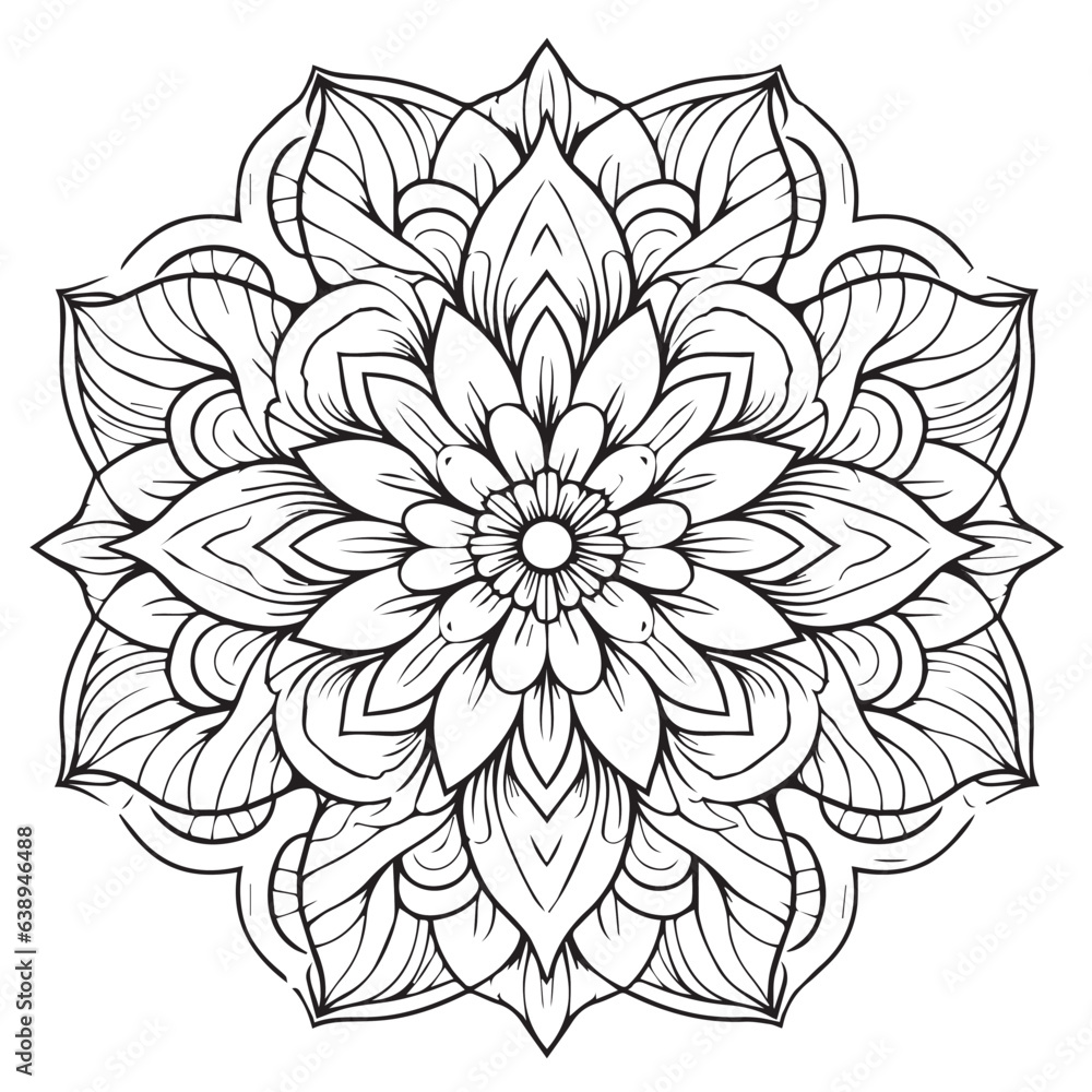 coloring pages for adults mandala patterns
