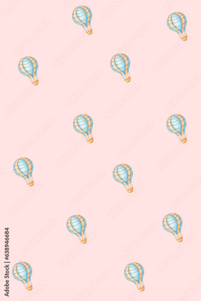 seamless pattern with balloon