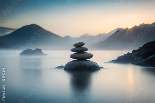 zen stone tower