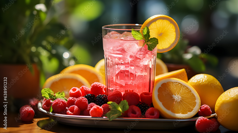 fresh homemade juice (Generative AI)