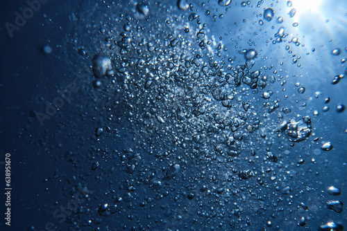 Bubbles in deep sea water