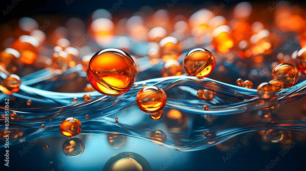 A fictitious representation of the quantum level (Generative AI)