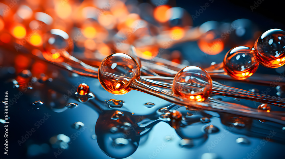 A fictitious representation of the quantum level (Generative AI)