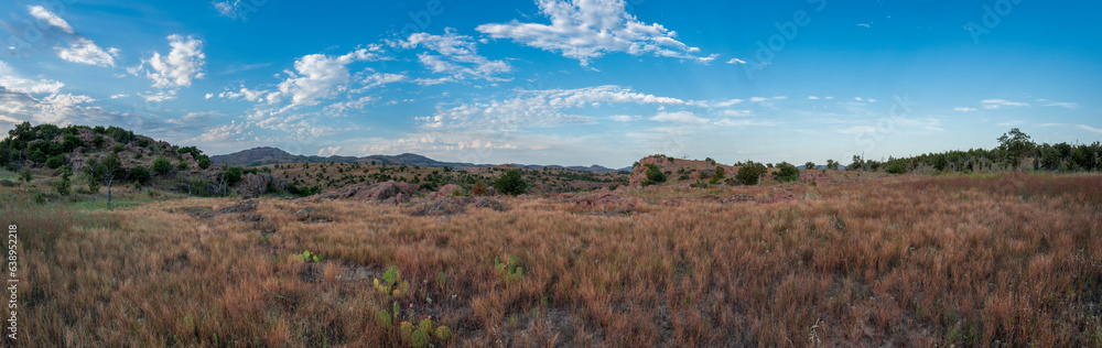 Beautiful Panorama of Oklahoma Refuge