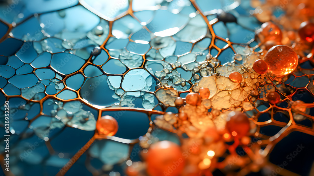 A fictitious representation of the quantum level (Generative AI)