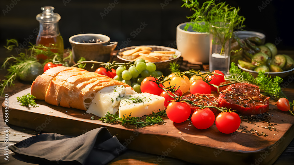 a balanced meal (Generative AI)