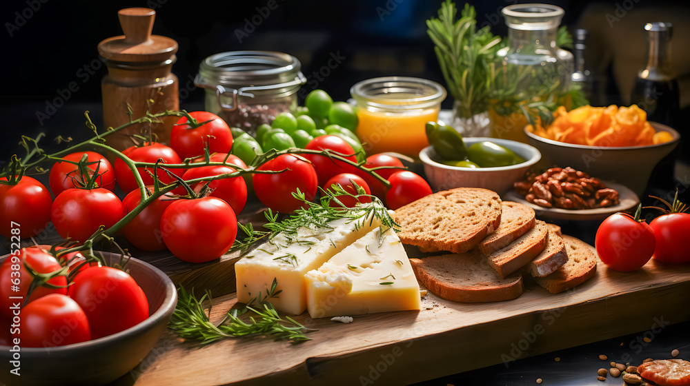 a balanced meal (Generative AI)
