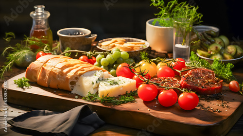 a balanced meal (Generative AI)