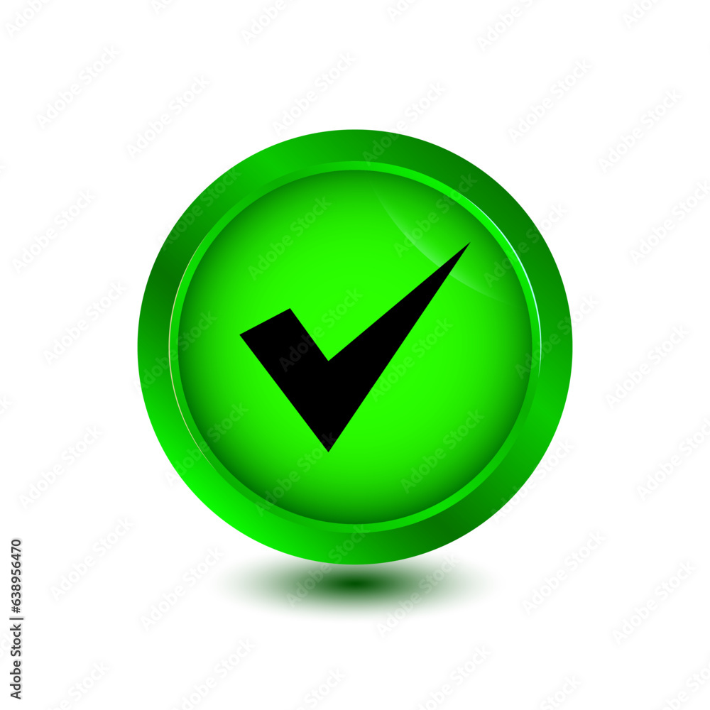 glossy button check mark icon glossy button check mark icon