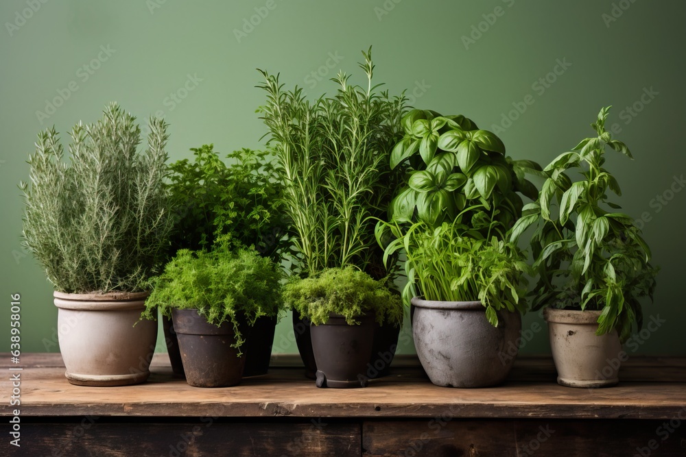 Garden to Table: Potted Herbs Greenery