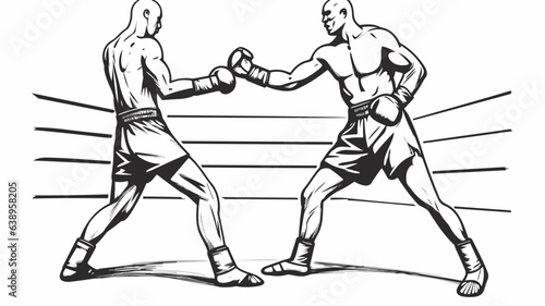 Dynamic Clash of Titans: Explore Our Striking Boxers' Banner Showcasing Intense Combat and Raw Athleticism