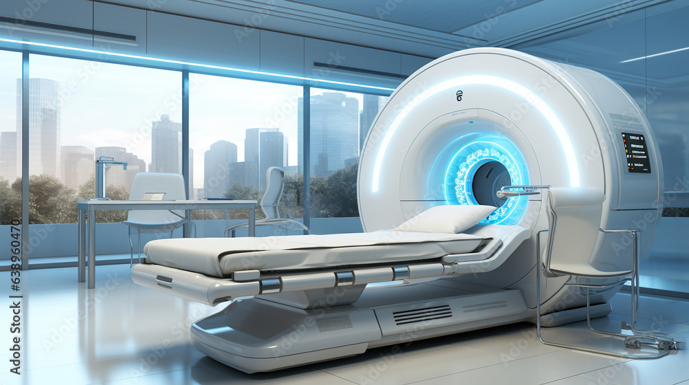Precision Diagnostics, Magnetic Resonance Technology within a Contemporary Hospital. Generative AI Precision Diagnostics, Magnetic Resonance Technology within a Contemporary Hospital. Generative AI