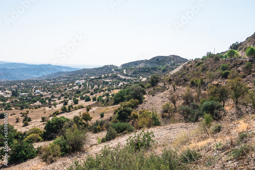 Kato Lefkara village, Troodos mountains, Larnaca region, Northern Cyprus nature
