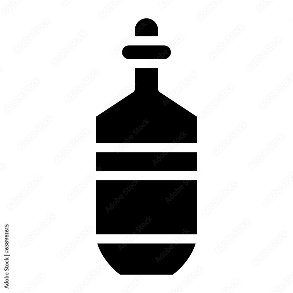 Beer Bottle Icon on Black and White Vector Backgrounds Beer Bottle Icon on Black and White Vector Backgrounds