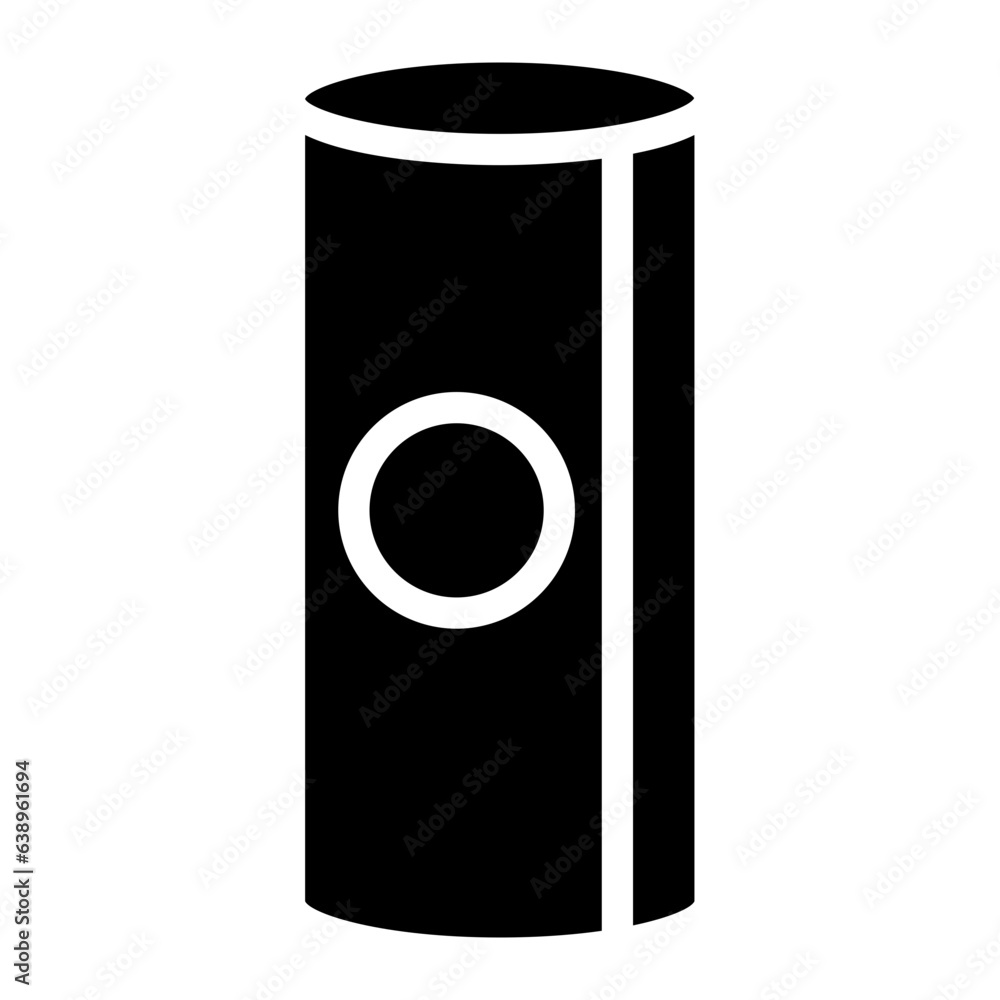 Water glass icon in trendy flat style design. Vector graphic illustration Water glass icon in trendy flat style design. Vector graphic illustration