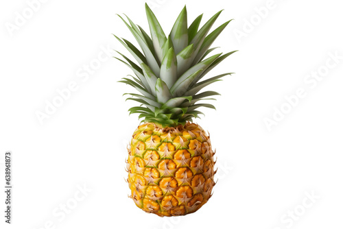 Pineapple on Transparent Background, PNG , Generative Ai