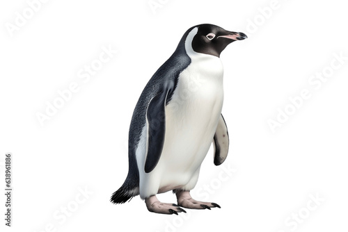 Penguin on Transparent Background, PNG , Generative Ai