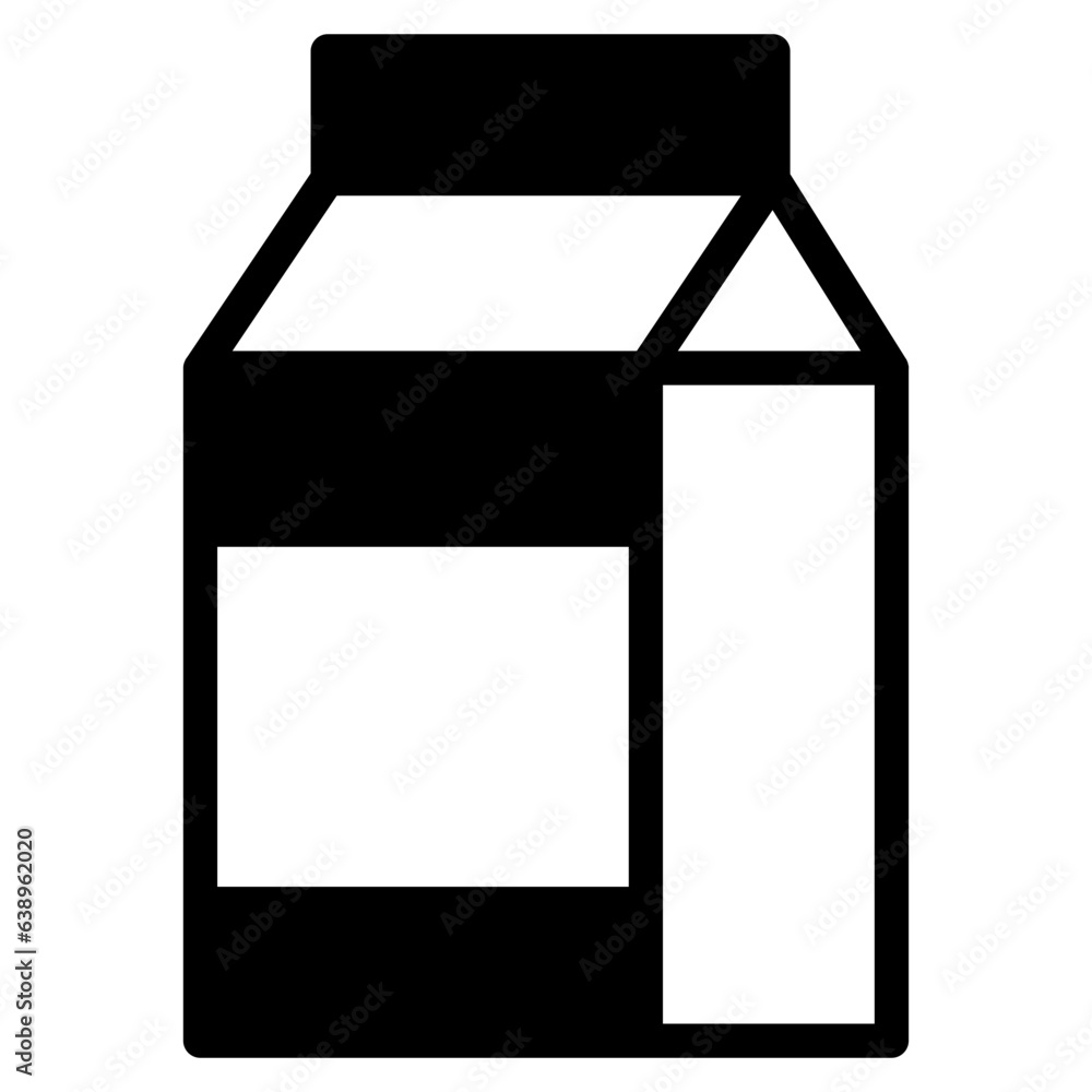 Vector milk icon. Flat illustration of milk isolated on white background. Icon vector illustration sign symbol Vector milk icon. Flat illustration of milk isolated on white background. Icon vector illustration sign symbol