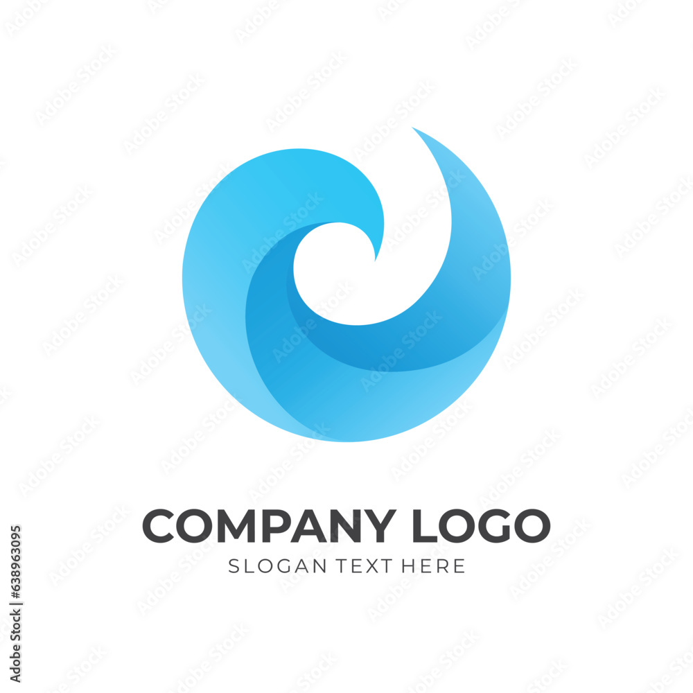 Naklejka premium the quote light icon is a blue circle