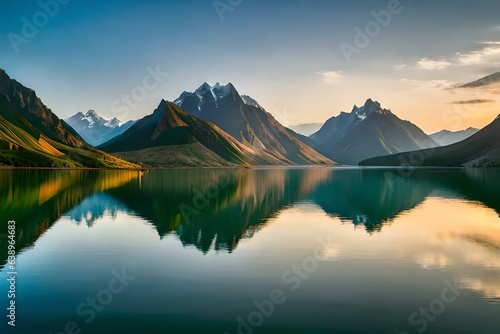 lake in mountains © Muhammad Awais