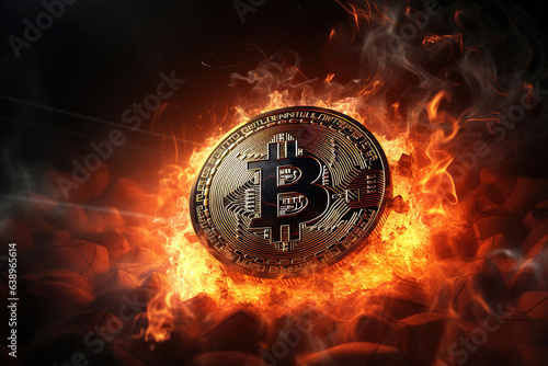 Bitcoin on fire generative ai