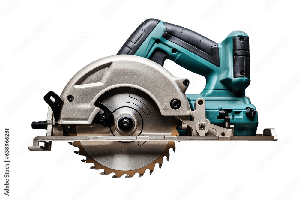 Circular Saw Isolated on Transparent Background, Generative AI