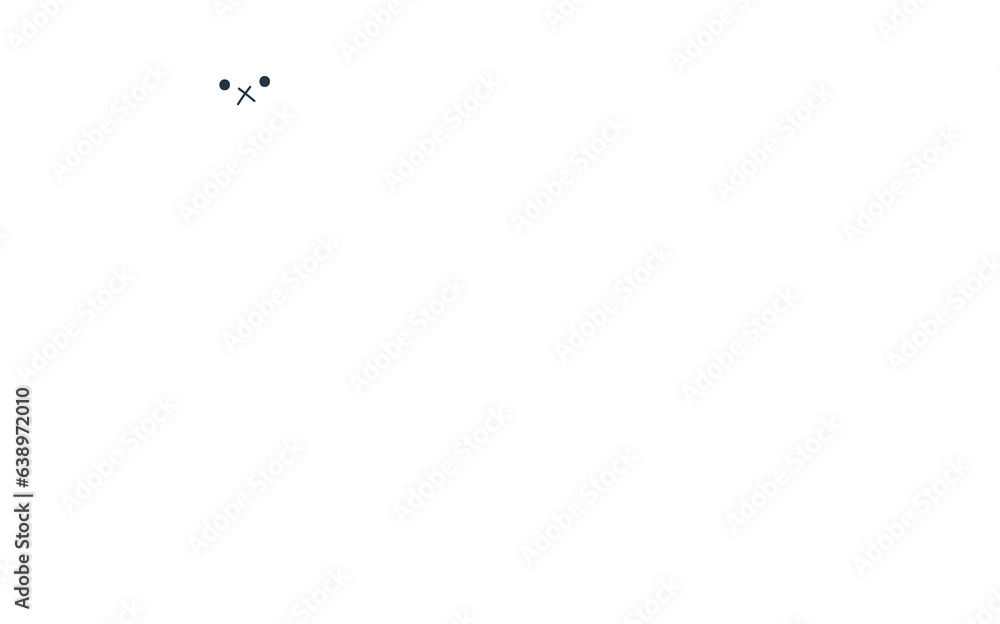 Cat speech bubble balloon icon sticker memo keyword planner text box banner, flat png transparent element design
