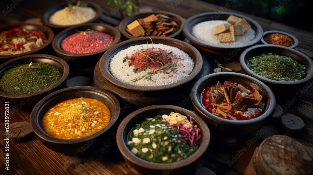 konnyaku dishes in a traditional Japanese setting, featuring the translucent nature of konnyaku