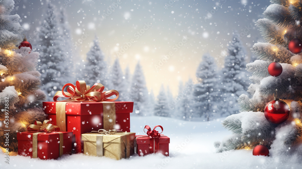 Christmas and New Year background. Christmas and New Year background.