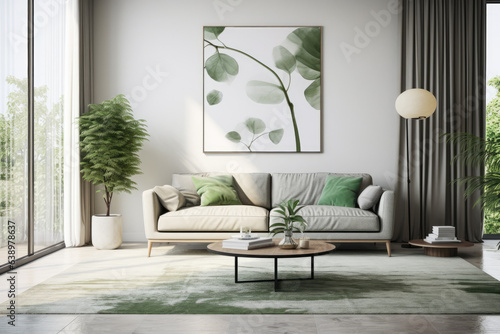 Stylish living room interior with smart decoration © JuanM