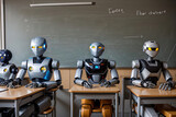 Robots in a classroom 