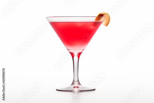 Wallpaper Mural Cosmopolitan cocktail on a white isolated background. Summer alcoholic drink Torontodigital.ca