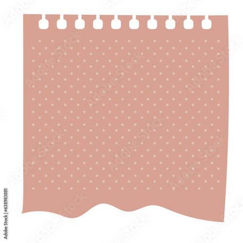 Sticky notes blank paper post memo message . Empty banner for old looking design of label, text header, title, calligraphy or lettering. Useful pretty tool, illustration in doodle style.
