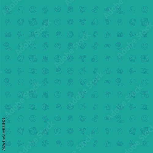 Vector psychology background, therapy. Perfect for a website.