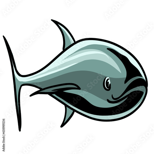 tuna fish illustration  3