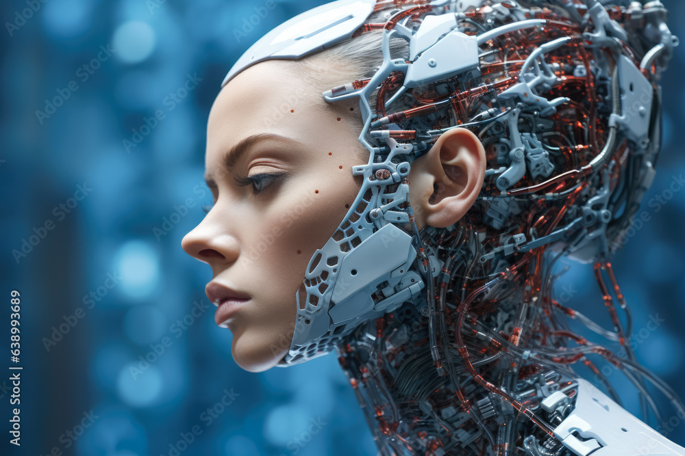 Artificial intelligence embodied in a humanoid head Artificial intelligence embodied in a humanoid head