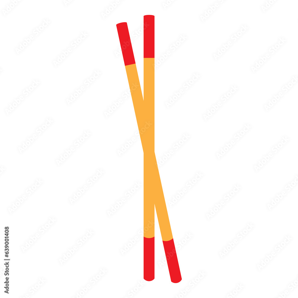 bamboo red and white scout icon element