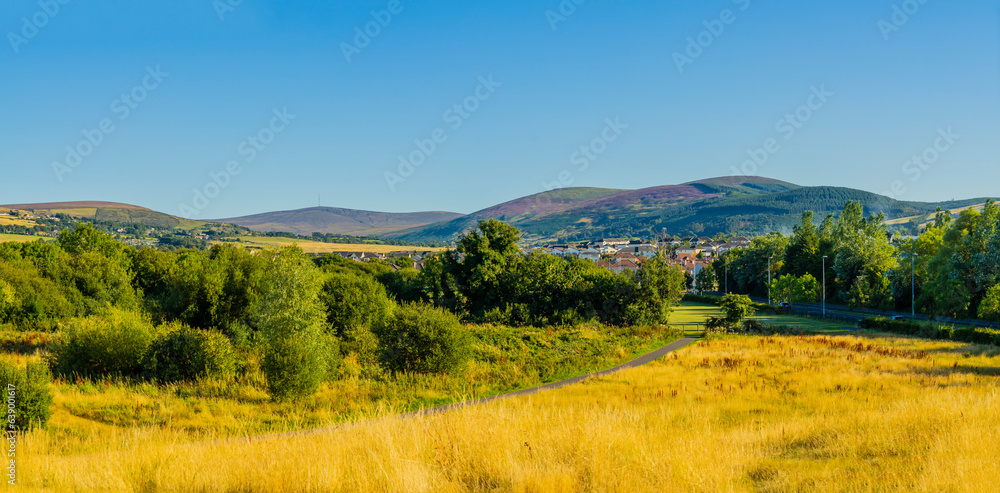 Fototapeta premium South Dublin Tallaght – view south towards Kiltipper